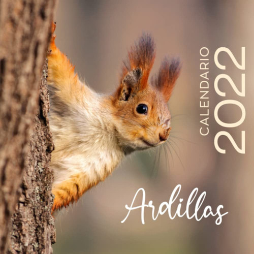 Ardillas calendario 2022: Regalo original ardilla  (Spanish Edition)