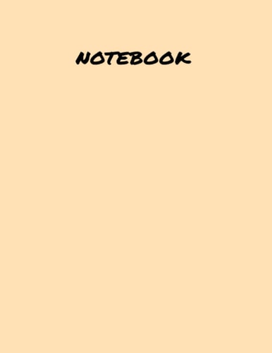 1 subject 8.5 x 11inch Wide Ruled Notebook,70 pages; For notes, Journals, Lists. Great for Elementary Schools and College. (1 subject 8.5 x 11inch ... Great for Elementary Schools and College.)