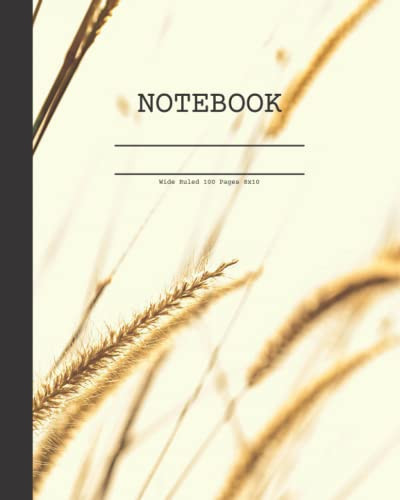 Composition Notebook: wide ruled composition notebook, seasonal notebook