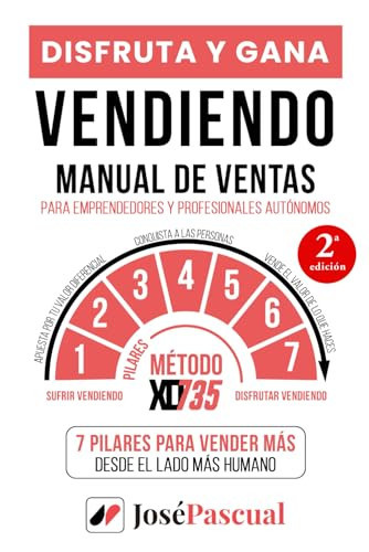 Disfruta y Gana Vendiendo: Manual de Ventas para Emprendedores y Profesionales Autónomos - 7 Pilares para Vender Más desde el lado Más Humano con el Método XD735 (Spanish Edition)
