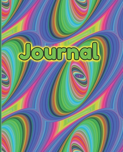 Peacock Notebook Psychedelic Journal Peacock Notebook Psychedelic Journal, Green, Journal for Writing, College Ruled Size 7. 5 X 9. 25 , 200 Pages