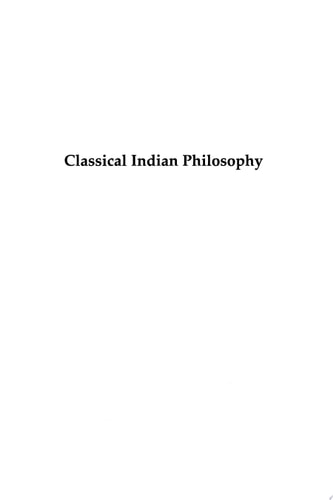 Classical Indian Philosophy