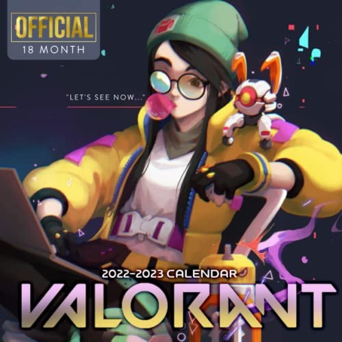 Valorant Calendar 2022-2023: Valorant Calendar 2022 - OFFICIAL Games calendar 2022 18 months- Planner Gifts boys girls kids and all Fans BIG SIZE 17''x11''(Kalendar Calendario Calendrier). 11