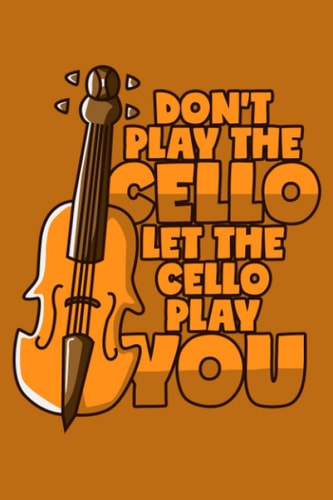 Cello: Notizbuch (120 Seiten, 15x23cm, gepunktet) Dotted Bullet Grid Tagebuch Journal (German Edition)