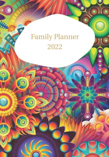 Family Planner 2021: Weekly appointment book en Planner 2021, Appointment for 5 people
