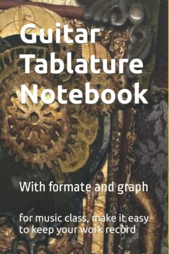 Guitar tablature notebook