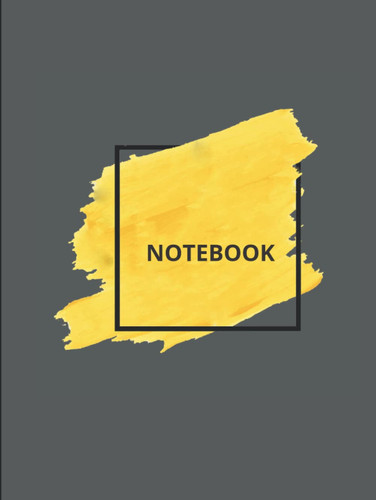 Notebook: Bainz Book Co's Yellow Splatter Hardcover Composition Notebook - College ruled 120 Pages. 8.5 x 11 Large