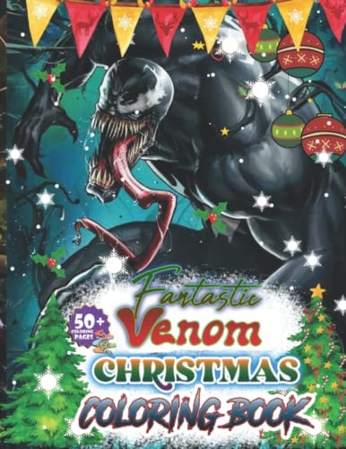 Venom Christmas Coloring Book