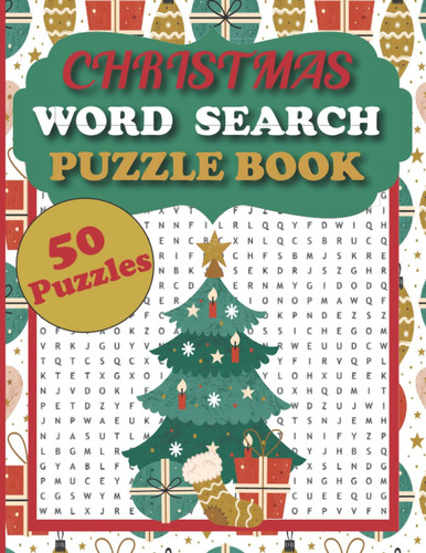 Christmas Word Search Puzzle Book For Adults and Kids: An 8.5 x 11 Puzzle Book for the Holidays for all ages!