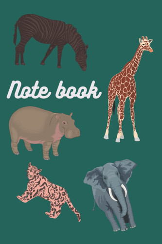 Note book: Animalia inspired plane line notebook