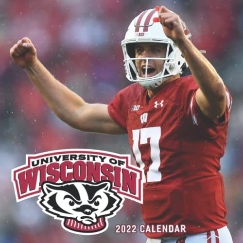 University of Wisconsin Badgers Football For Games Calendar 2022