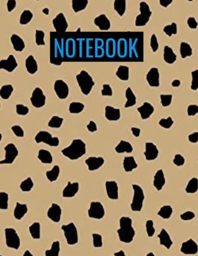 NOTEBOOK: NOTEBOOK Leopard Print composition notebook - the notebook - it notebook