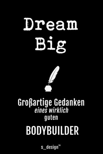 Notizbuch für Bodybuilder: Originelle Geschenk-Idee [120 Seiten kariertes blanko Papier] (German Edition)