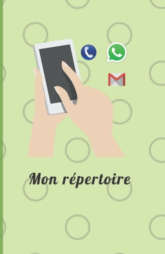 Mon répertoire: Journal Téléphonique de 13,97 x 21,59 cm et 200 pages (French Edition)