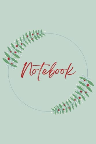 Notebook: Christmas Wreath