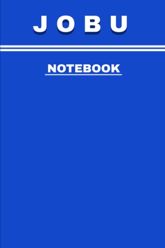 JOBU: A4 lined notebook