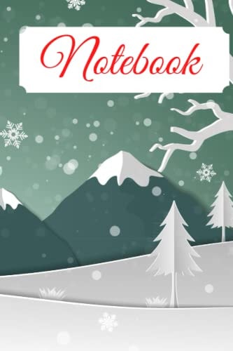 Notebook: Fun Festive Christmas Design 100 Page Lined Notebook