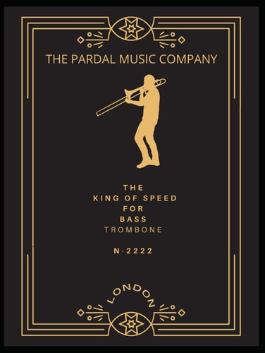 THE KING OF SPEED FORE BASS TROMBONE N-2222: LONDON (Spanish Edition)