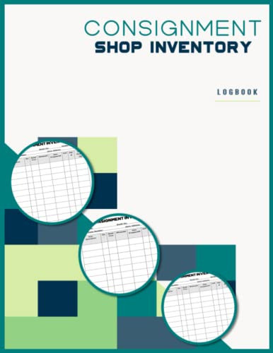 Consignment Shop Inventory: 8.5 x 1 Inch, 120 Pages, Consignment Store Inventory Tracker, Consignment Sales logbook, Tracker Logbook, inventory ... Consignment business, Inventory Tracker
