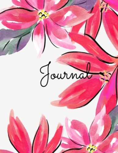 Pink flower Journal