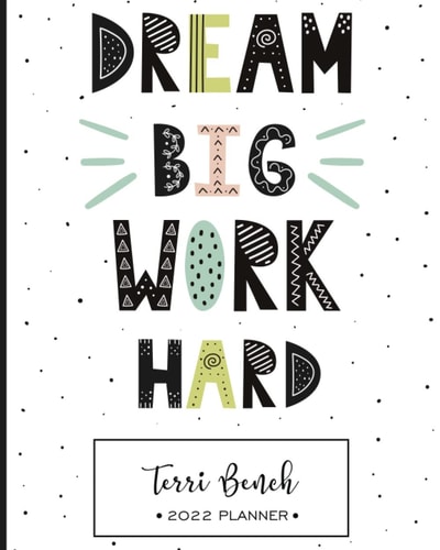 Terri Bench 2022 Planner Weekly and Monthly