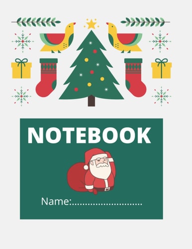 Ash Merry Christmass Notebook, Christmas Journal, Holiday Notepad, Planner and Composition Book.: This Helpful Book is ideal and perfect For writing ... practice, ideas, recipes, journaling.