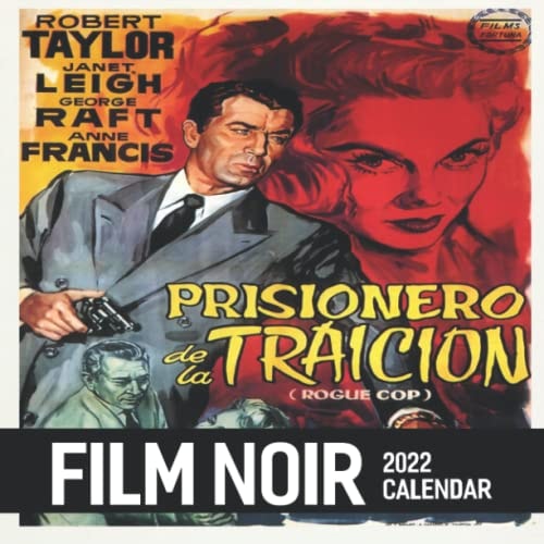 2022 Film Noir Vintage Posters Calendar