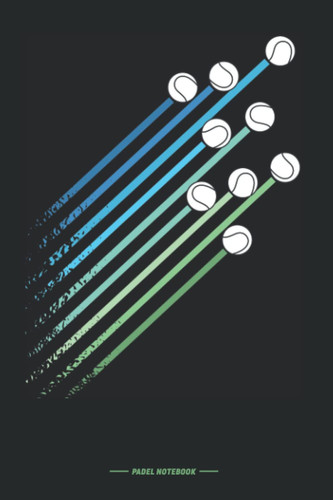 Padel Notebook: Padel Balls blank lined Journal for Padel Tennis Fans, 120 Pages, 6x9 (Danish Edition)