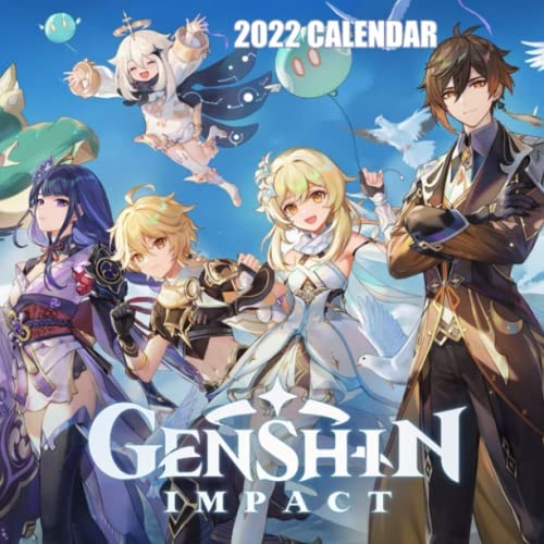 Genshin Impact Calendar 2022: Anime-Manga Official Calendar 2021-2022 Mini Planner