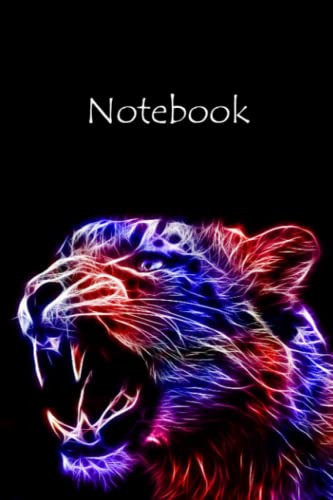 Ruled Notebook/Journal with bright cover, 100 lined pages on white paper 6x9 inches