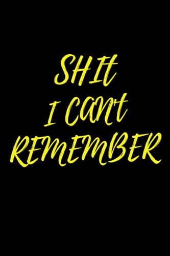 shit I can't remember: organizer book for all internet passwords , usernames and site ,log book and notebook for passwords and shit
