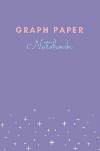Graph Paper Notebook: Lavender Cotton Candy Theme | Gray Interior | 100 Pages | 6 x 9 inches | Grid Paper for Math and Science | Graph Paper for Math ... for Trigonometry | Graph Paper for Calculus