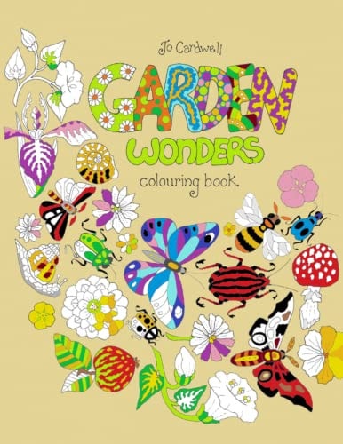 GARDEN WONDERS colouring book