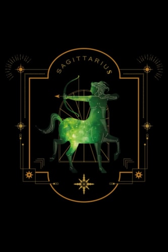 Sagittarius Notebook: Magic Zodiac Astrology Lined 6"x9" Journal