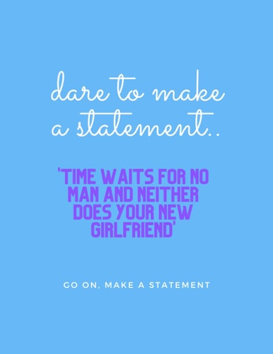 Dare To Make A Statement: Motivational Quotes to Cheer You Up | Composition Book for Essays | Notebooks for Storytellers | Uplifting Gift for Women | 8.5 x 11 inches | 100 Pages