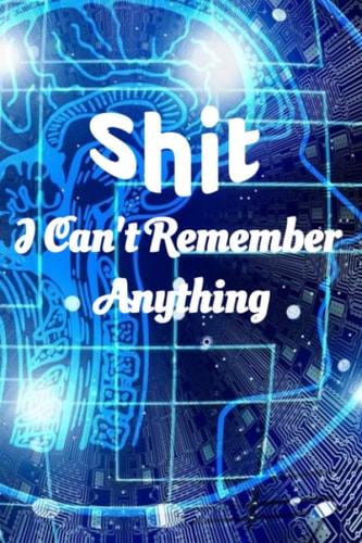 Shit I Can't Remember anything: Lined Notebook/Journal Gift, 120 Pages, 6x9, Soft Cover, Matte Finish