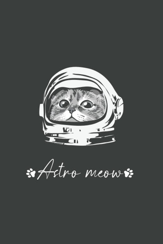 astromeow journal ou notebook for school, Journal for boys, girls, kids, gift for students & teachers.: white Journal or Notebook (6x9) inches with 120 Pages matte finish