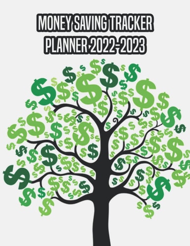 Money Saving Tracker Planner 2022: Money Tree Budget Planner Savings Tracker Minimalist Simple Savings Tracker Bills Financial Organizer
