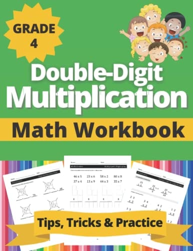 Double Digit Multiplication Math Workbook