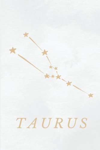 Taurus Zodiac Astrology Daily Lined Journal Notebook Gift