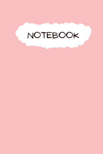 Minimalist 6"x9" 120 pages Pink Notebook: Minimalist 6"x9" 120 pages Pink Notebook