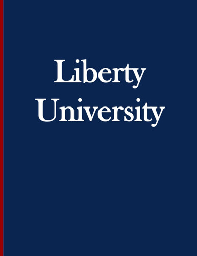 Liberty University Notebook: 8.5 x 11 in (100 pages)