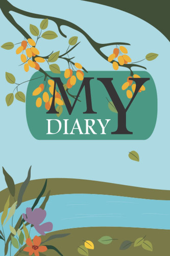 my diary: noteBook, 120 pages, 6x9 inch soft cover,matte finish.no bleed.