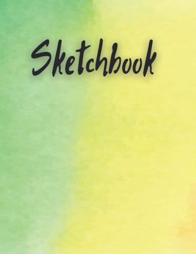 Sketchbook: Sketchbook, Notebook or Journal with Watercolor Cover for Aspiring Artists | Use for Drawing, Sketching, Painting, Designing, Writing, ... or Home Use | 120 Pages | 8.5 x11 inches