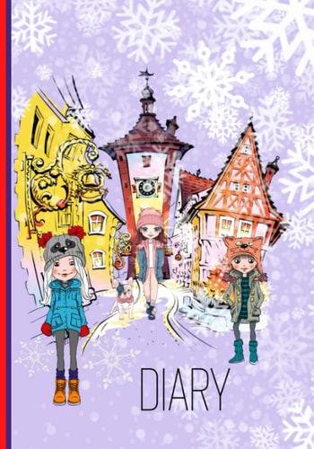 Dairy: Girls Winter Journal Notebook