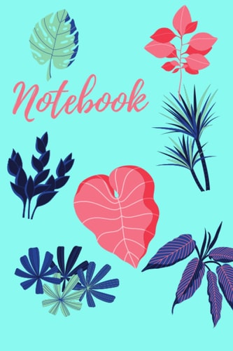 Notebook: Retro Styled Colorful Blank Lined Notebook