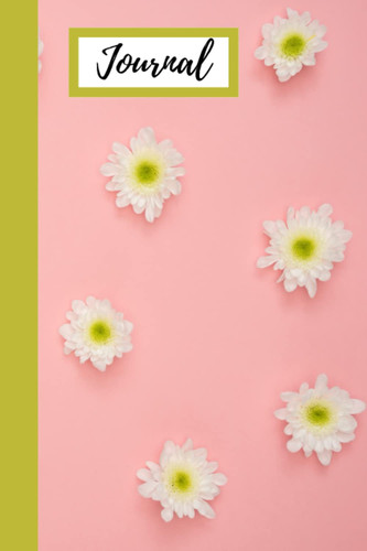 Journal: A cute floral design blank lined journal