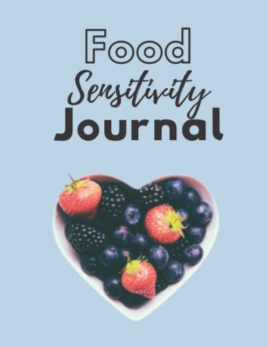 Daily Food Sensitivity Journal: Cool Smooth Blue: Food Sensitivity Log Book and Symptom Tracker