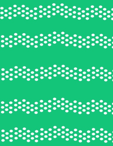 Green Dot Grid Journal: Use dotted paper for- Graphing Pad, Work Book, Planner, Doodling, To-Do Lists, organize daily activities or WHATEVER you want! ... Work or Play! (Light Green-White Dots)
