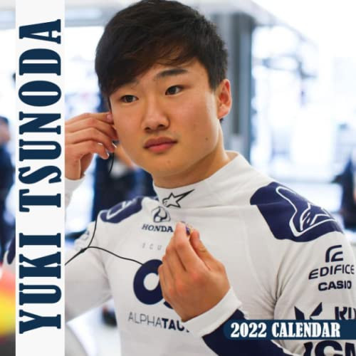 Calendar 2022 Yukí Tsunσdα Player Racing: Yukí Tsunσdα, Formula 1, Japanese Racing Drive | Lunar Moon Phases | Calender Calendario Kalender | BONUS 4 Months 2023